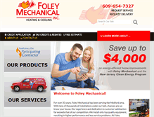 Tablet Screenshot of foleymech.com